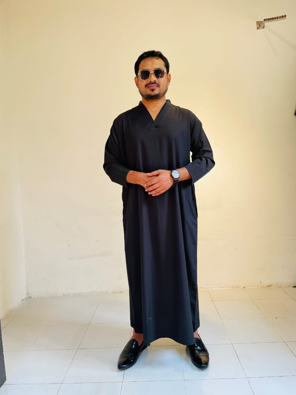 Premium Men's V Neck Jubba New