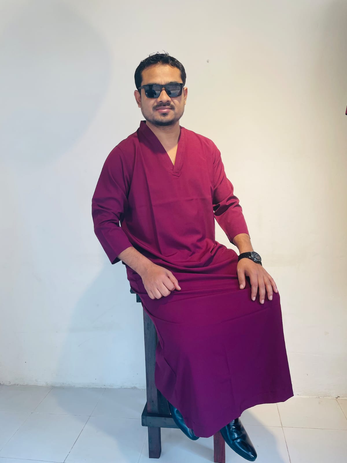Premium Men's V Neck Jubba New